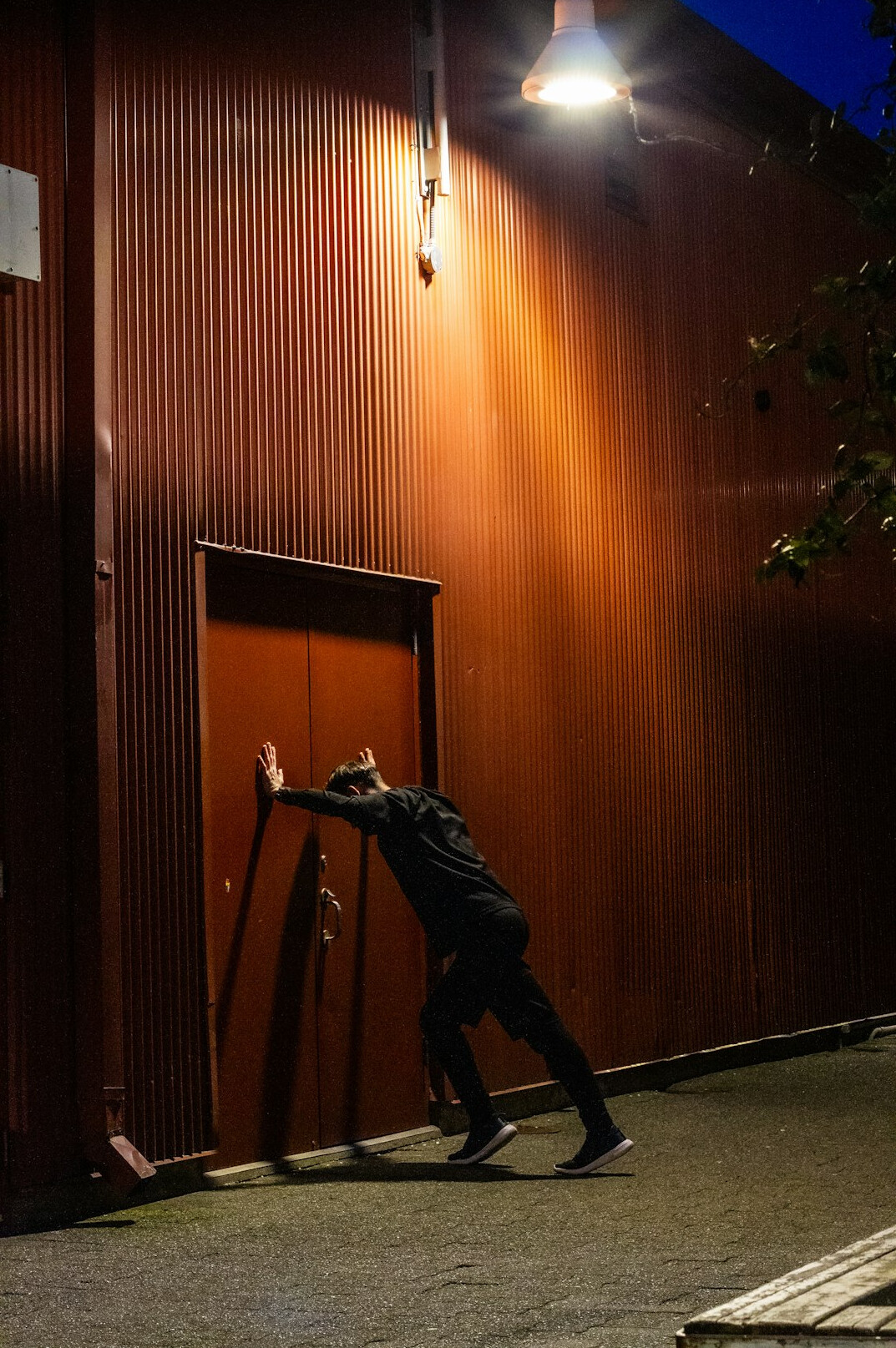 person overcoming obstacles